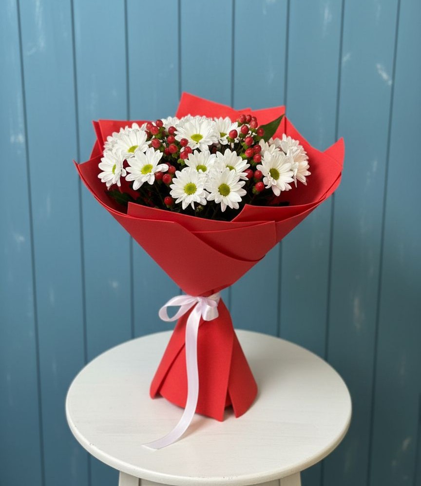 Букет цветов из: Хризантемы в Нижнеудинске