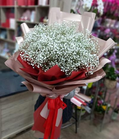 Букет цветов из: Гипсофила в Нижнеудинске