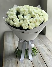 Букет 35 Белых роз в Нижнеудинске