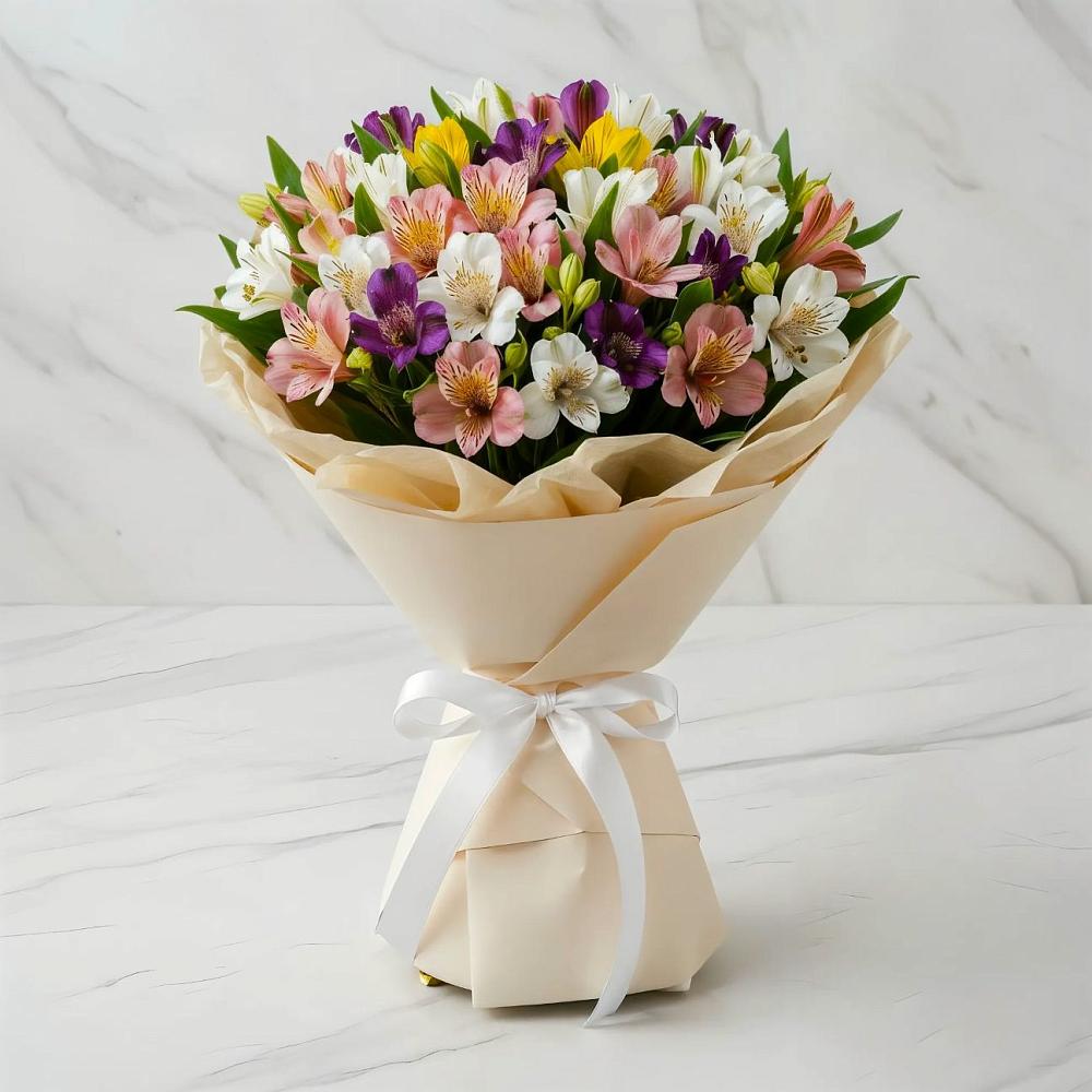 Букет цветов из: Альстромерии в Нижнеудинске