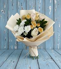 Букет цветов из:  Розы и Хризантемы в Нижнеудинске