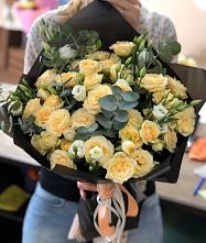Букет цветов из:  Розы и Лизиантусы #REPLACE_PRED# Нижнеудинске