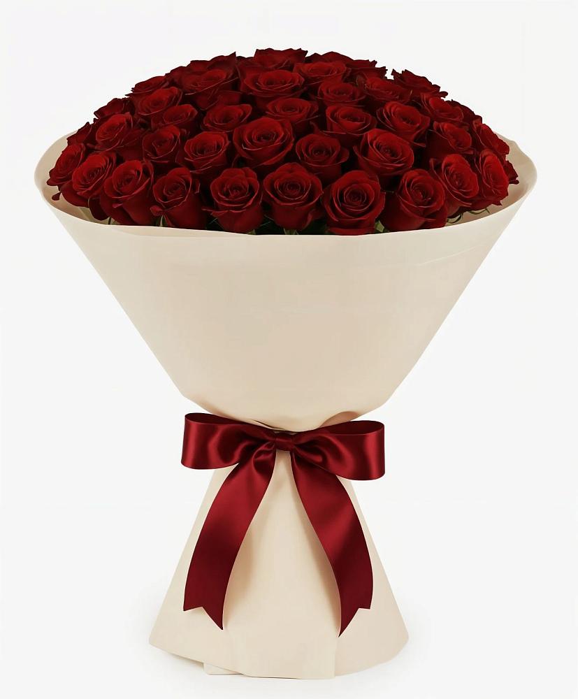 Букет 101 Бордовая роза Блэк Бакарра в Нижнеудинске