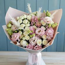 Букет цветов из:  Альстромерии и Розы в Нижнеудинске